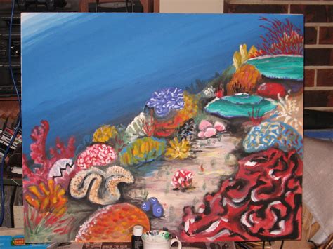 Luckily painting tutorials take lots of different forms, and there are thousands of them available. Bond's Blog: Reef Painting WIP (1)