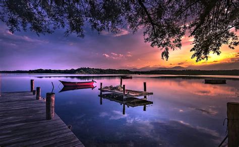 1920x1080px 1080p Free Download Lake Sunset Lake Sky Nature
