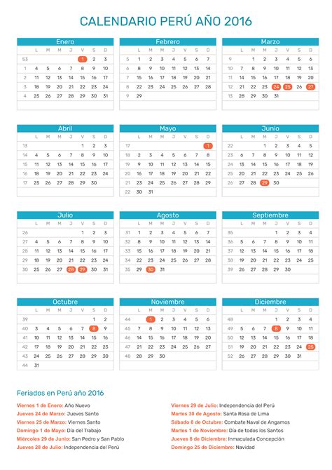 Lápiz Asesor Comprensión Calendario Escolar Peru 2016 Proscrito Cambio Arte