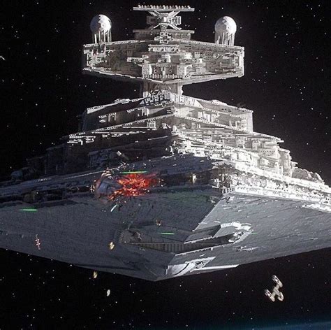 Darth Vaders Flagship The Decimator Exiting Hyperspace Strait Into A