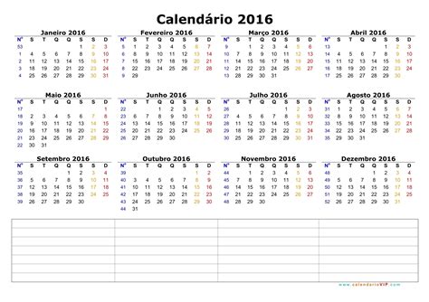 Calendário 2016 Calendarios 2016 Para Imprimir