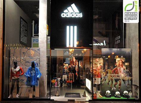 Adidas Window Displays Summer 2012 Budapest Visual Merchandising
