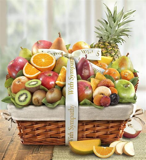 We offer incredible sympathy gift ideas for the home or service. Wishing You Peace Sympathy Fruit Basket
