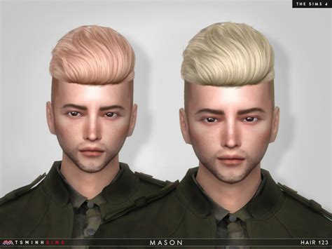 Mason Hair 123 By Tsminhsims At Tsr Sims 4 Updates