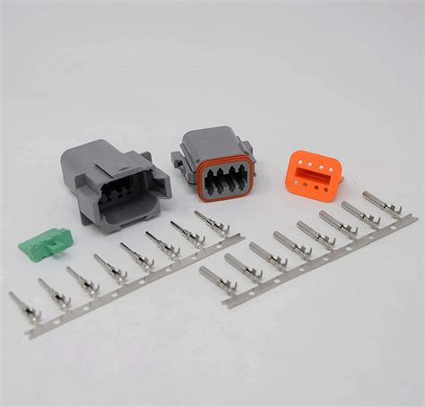 Deutsch 8 Pin Connector Kit Whousing Terminals Pins And Seals 14 16