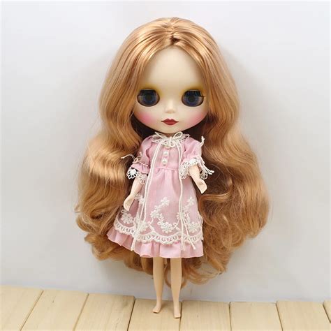 Factory Blyth Doll Nude Doll Bl Kn F S Golden Long Curly Hair