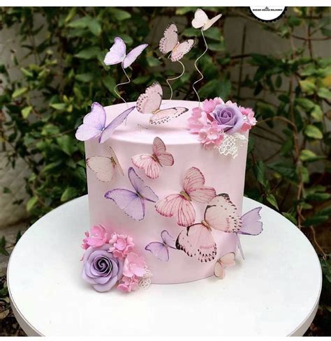 Pin By Lourdes Morales On Cake For Girls Butterfly Birthday Cakes