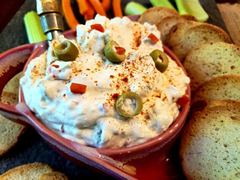 Classic Cream Cheese And Green Olives Spread Julias Simply Southern