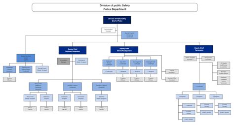 Police Hierarchy Chart Edrawmax Template