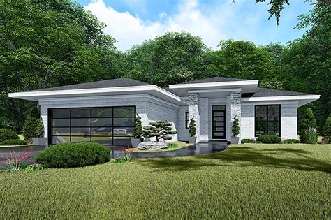 Contemporary Style House Plan 3 Beds 2 Baths 1438 Sqft Plan 923 140