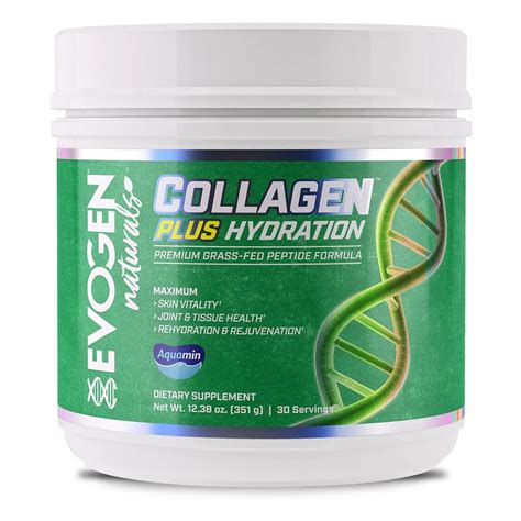 Evogen Collagen Plus Hydration, Unflavored - 351 grams - Bodybuilding ...
