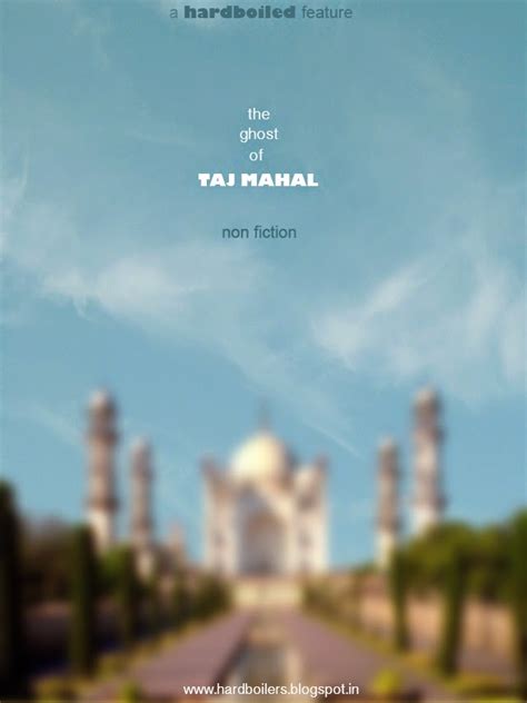 Hardboiled The Ghost Of Taj Mahal