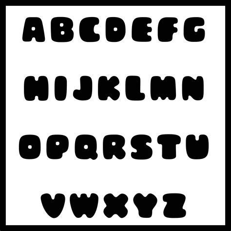 9 Best Images Of Full Size Printable Letters Large Size Alphabet 6