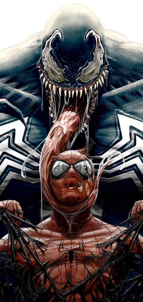 Spiderman Venom Monster Artwork 1080x2280 Download Hd Wallpaper