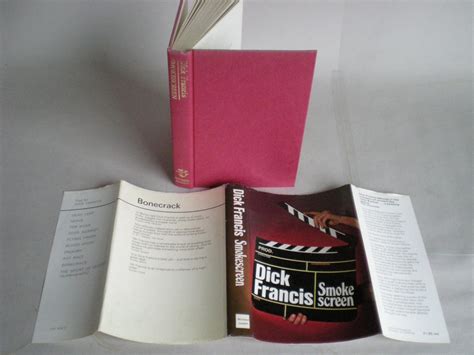 smokescreen by francis dick very good hardcover 1972 1st edition signed and inscribed by