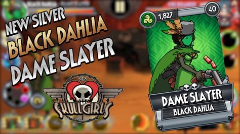 Fighter Reveal Black Dahlia Dame Slayer Skullgirls Mobile Youtube