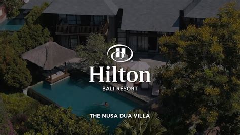 Hilton Bali Resort Hotel Video The Nusa Dua Villa Videographer