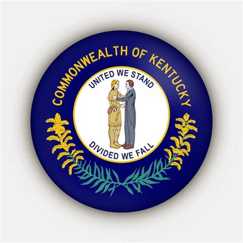 Premium Vector Kentucky State Flag Vector Illustration