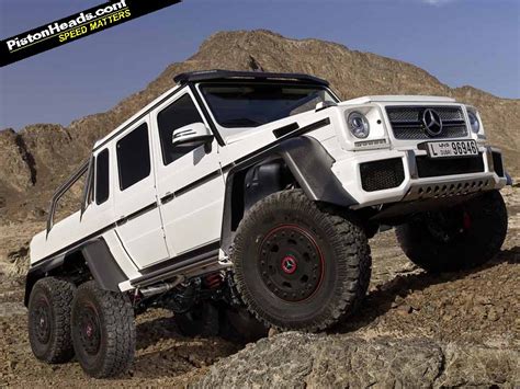 The g 63 amg 6x6, a small series of which is expected to go into production at the end of the year, combines the best of three worlds: Mercedes G63 AMG 6x6 price announced | PistonHeads