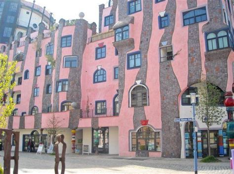 Skewed Odd Architecture By Friedensreich Hundertwasser Pondly