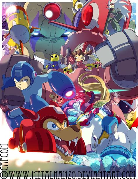 Mega Man Series Fan Art By Metalhanzo Game Art Hq