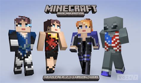 Minecraft Xbox 360 Skin Pack 2 Due August 24 Vg247
