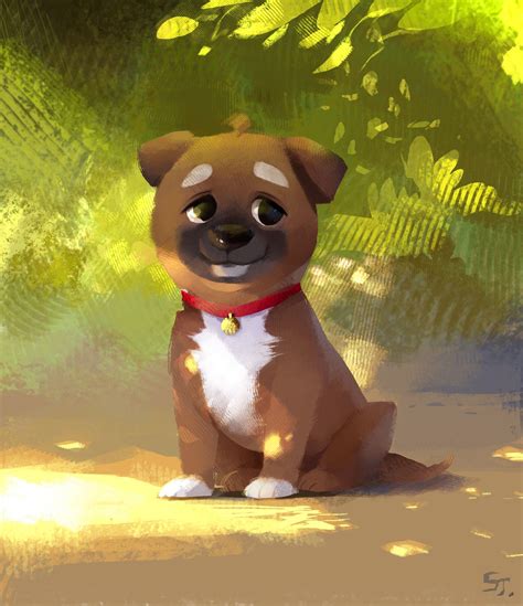 Cute Dog Art Wallpapers Top Free Cute Dog Art Backgrounds
