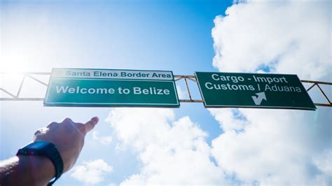 Going From Mexico To Belize Border Crossing Youtube