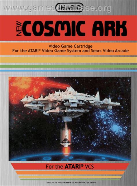 Cosmic Ark Atari 2600 Artwork Box
