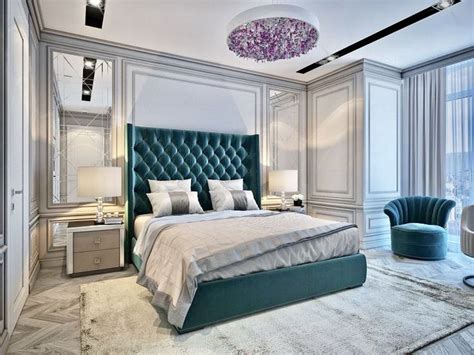 I know it wasn't too long ago that i last decorated my bedroom, but i have fallen in love with the teal and blush interior style! Beautiful teal bedroom decor | Luxury bedroom master ...
