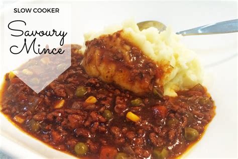 Slow Cooker Savoury Mince Recipe Mumslounge