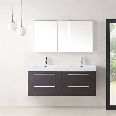 The standard height for vanity lighting above bathroom mirrors is 75 to 80 from the finished floor to the center of the light fixture. Floating Vanity Guide: Innovation for Renovation - Luxury ...