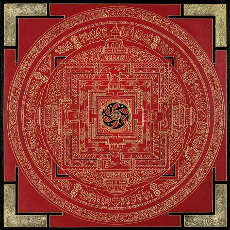 Red Temple Mandala