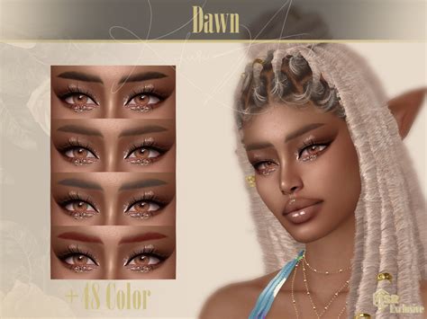 The Sims Resource Dawn Eyebrows In 2023 Sims 4 Sims 4 Cc Eyes