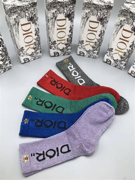 Cheap 2020 Cheap Unisex Dior Socks 5 Pairs Per Box 21596526