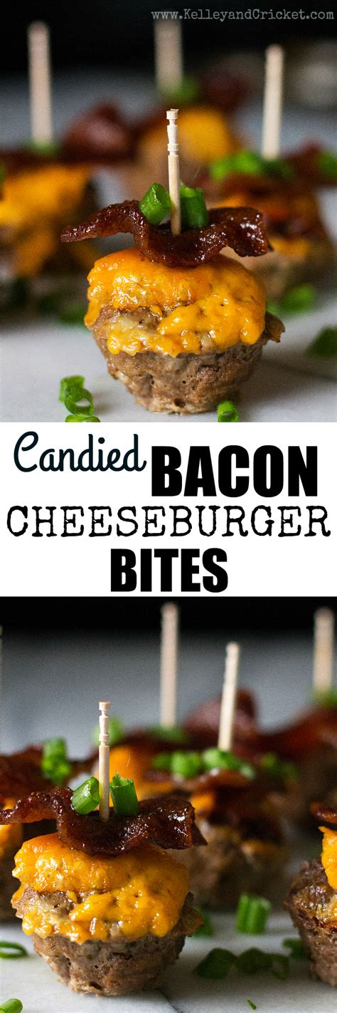 These Cute And Super Tasty Candied Bacon Cheeseburger Bites Are The