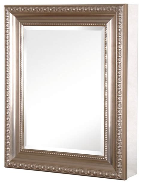 More buying choices $138.11 (6 new offers) jensen s568n244sssnpx satin nickel frame bevel mirror medicine cabinet, 15 x 25 $359.56 $ 359. Pegasus SP4596 24" x 30" Deco Framed Medicine Cabinet in ...
