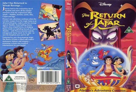 Walt Disney S The Return Of Jafar VHS Animated EBay