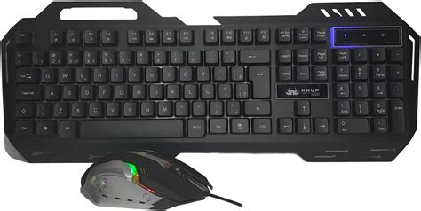 Kit De Teclado E Mouse Gamer Knup Kp Amazon Br