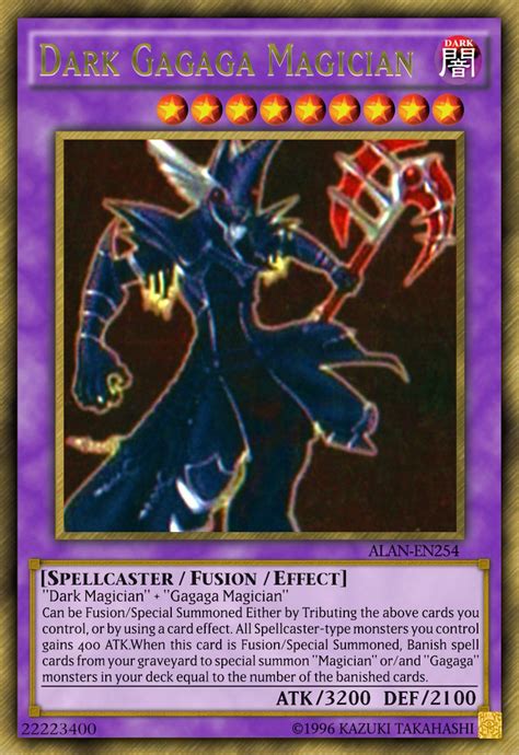 Dark Gagaga Magician Custom Yugioh Cards Yugioh Monsters White Wolf