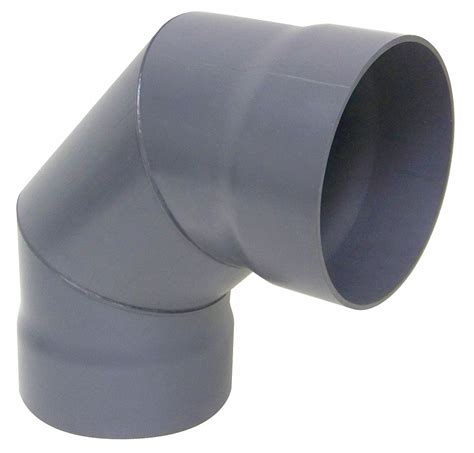 Plastic Supply Type I Pvc 90 Degree Elbow 12 In Duct Fitting Diameter