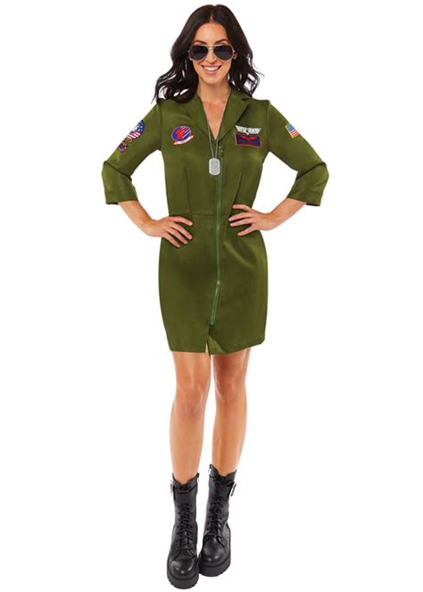 Womens Top Gun Fighter Pilot Dress Costume 9913312 Struts Party