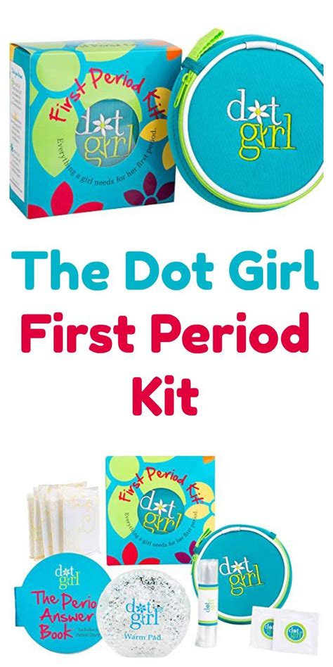the dot girl first period kit contains everything a girl needs for her first period it includes