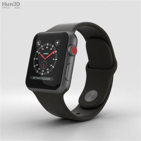 The stainless steel watch band: Apple Watch Series 3 38mm GPS + Cellular Space Gray ...