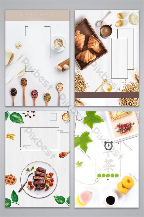 fresh  simple nutrition food poster design background image backgrounds template psd