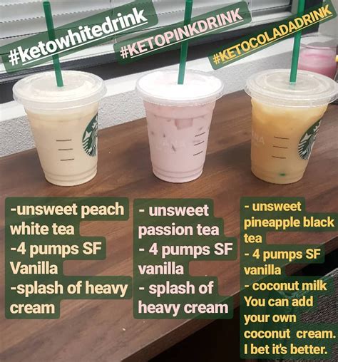 15 Best Keto Drinks At Starbucks Your Guide To Low Carb Starbucks