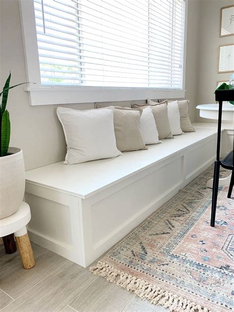 How To Build A Banquette Dining Bench Lemon And Bloom