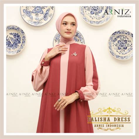 Jual Fhalisha Dres Sby Arniz Collection Dress Saja Shopee Indonesia