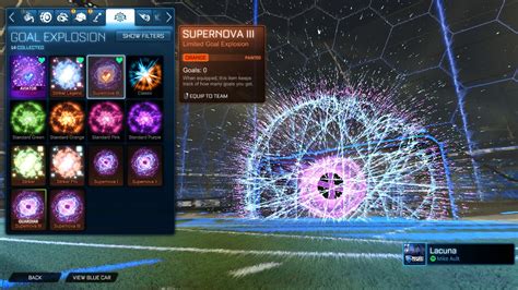 Bug Painted Goal Explosion Is Shown In Game With The Default Color Instead R RocketLeague