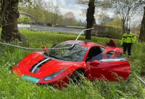 Watch Dutch Owner Crashes Ferrari 488 Pista After Just One Day